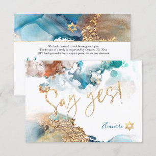 Cartons Réponse PixDezines Mitzvah ✡ H2 Galaxy Abstraite rouille T