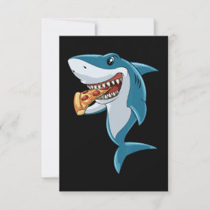 Cartons Réponse Pizza de requin Amateurs de pizza de requin Amateu