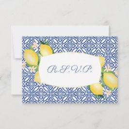 Cartons Réponse Positano Lemons Carreaux Bleus Mariage choix de re