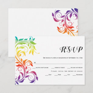 Cartons Réponse Rainbow couleurs feuille de défilement gay lesbien