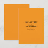 Retro Orange Texture - Vibes d'été Art