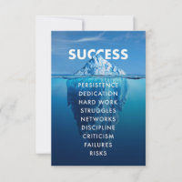Réussite Iceberg Travail dur