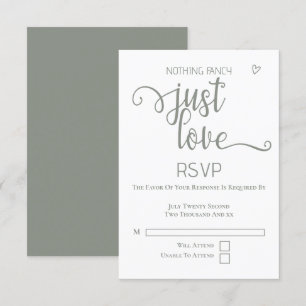 Cartons Réponse Rien De fantaisie Juste Amour Minimaliste Mariage
