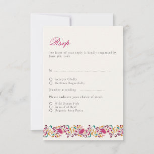 Cartons Réponse Romantique classique Pearl Swan Mariage de cadre f