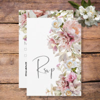Rose moderne rose pâle et Mariage Lily
