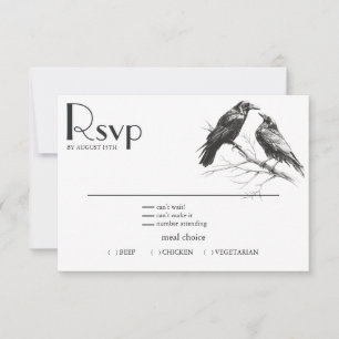 Cartons Réponse Rustique BOHO Crow Amateurs