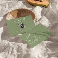 Sage Green Boho QR Code Mariage de plaisir en lign