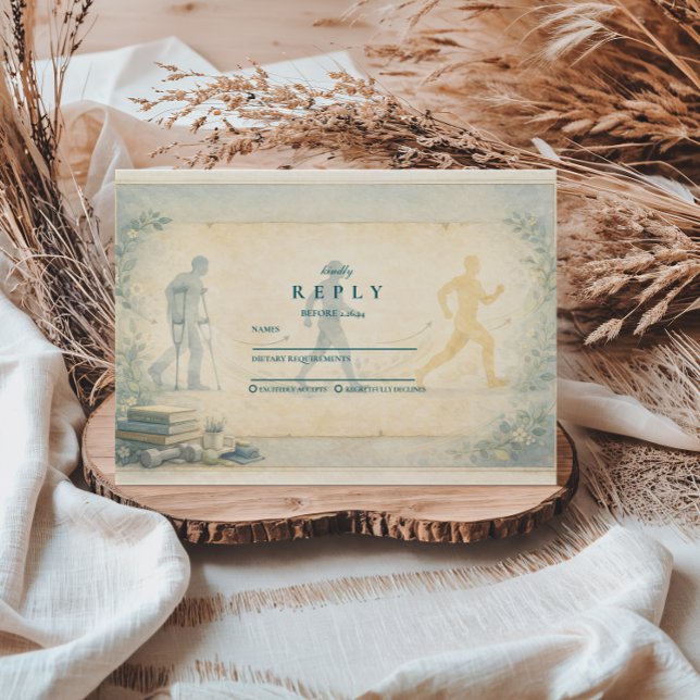 Cartons Réponse Scholarly Physical Therapy Graduation (Créateur téléchargé)