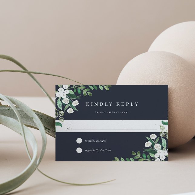 Cartons Réponse Serre | Aquarelle Botanique (Créateur téléchargé)