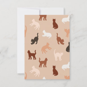 Cartons Réponse Silhouette de chat