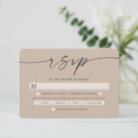 Simple couleur solide Taupe Beige Mariage choix de