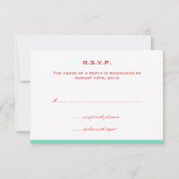 Simplement couleur bordure rouge turquoise mariage