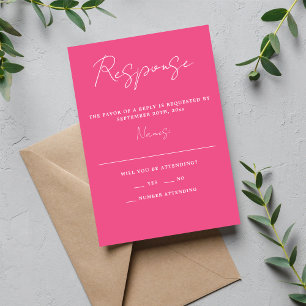 Cartons Réponse Simplicité réelle 3 Script Mariage de carnation mi