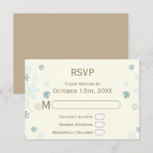 Site Mariage de Snowflake Ivory Winter Wonderland