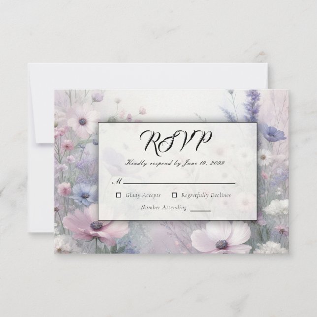 Cartons Réponse Soft Fleur sauvage Meadow Daydream (Devant)