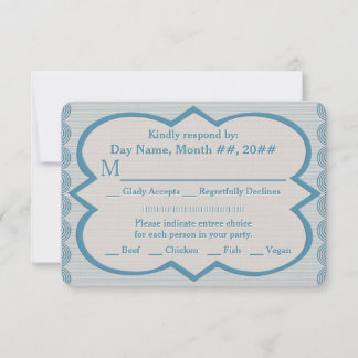 Cartons Réponse Son et son Blue Oxford Pinstripe