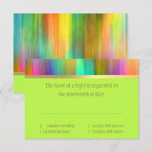 Cartons Réponse Stripes de spectre bat mitzvah