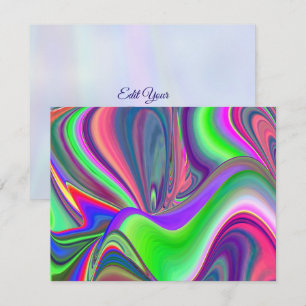 Cartons Réponse Summerfeel, Rainbowart 3D Abstrait