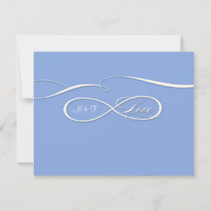 Cartons Réponse Symbole d'infini Connexion Ensemble de Mariages d'
