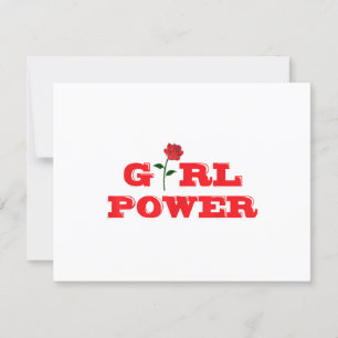 Cartons Réponse T-shirt Girl Power - Femmes féministes fantastique