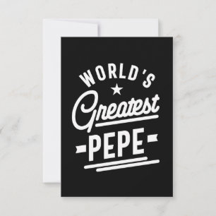 Cartons Réponse T-shirt Pepe Grandpa le plus grand du monde