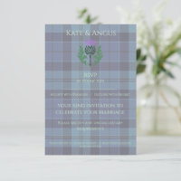 Tartan écossais traditionnel et chardon écossais