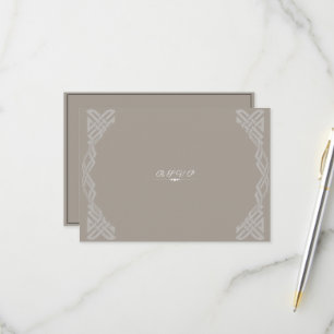 Cartons Réponse  Taupe Blanc Noir tendance Mariage gay  