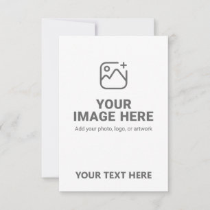 Cartons Réponse Texte et image personnalisés