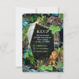 Cartons Réponse Thème de fête nocturne