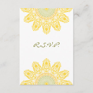 Cartons Réponse Tournesol R.S.V.P.