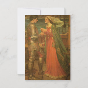 Cartons Réponse Tristan et Isolde par JW Waterhouse Mariage
