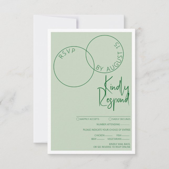 Cartons Réponse Two Rings Response Card (Devant)