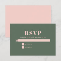Typographie en gras Bat mitzvah vert rose simple