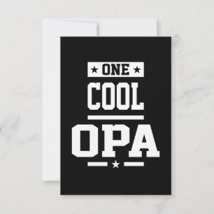 Cartons Réponse Un Cool Opa T-shirt cadeau