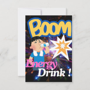 Cartons Réponse Une boisson pour vous réveiller : Boisson d'énergi