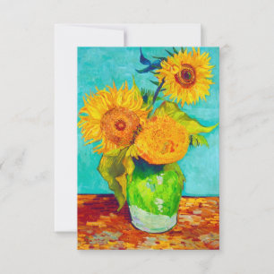 Cartons Réponse Van Gogh Sunflowers