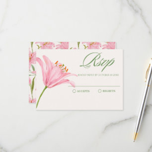 Cartons Réponse Vert rose pastel