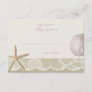 Cartons Réponse Vintage Beach Ivory