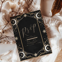 Vintage étoile de lune céleste Mariage
