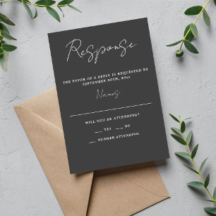 Cartons Réponse Vrai Simplicité 3 Script Minimal Mariage de charbo