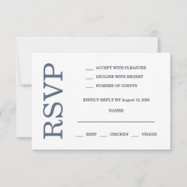 Cartons Réponse Watercolor Coastal Seascape Blue Wedding