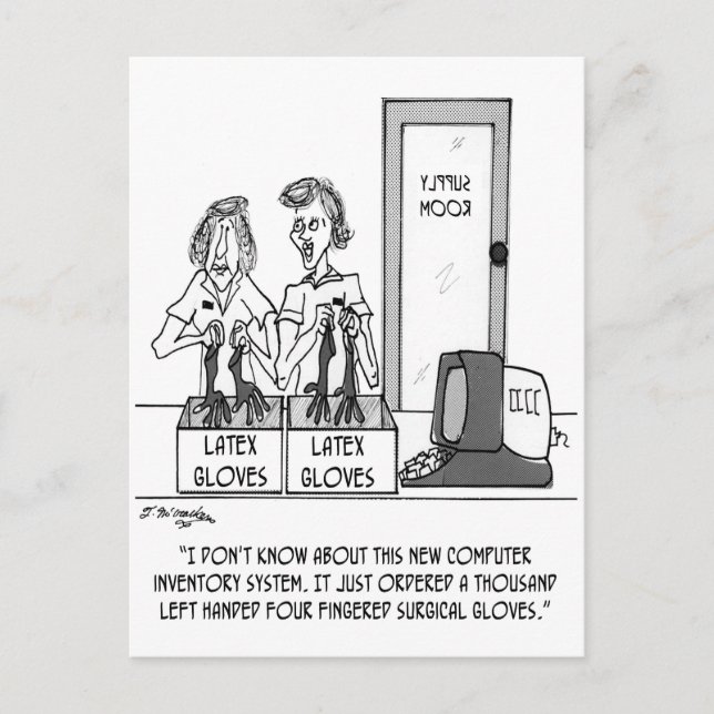 Cartoon 1830 postkarte (Vorderseite)