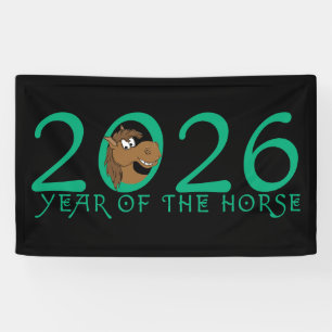 Cartoon 2026 Chinesisches Neujahrsfest Banner