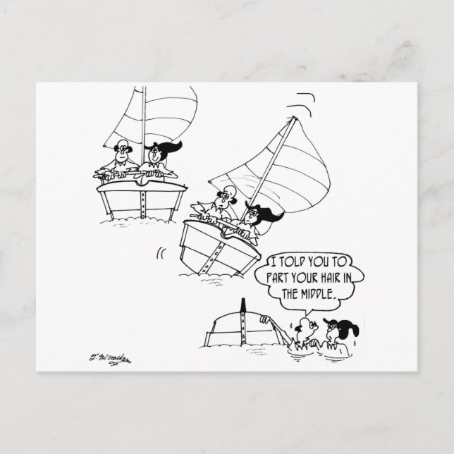 Cartoon 7510 postkarte (Vorderseite)