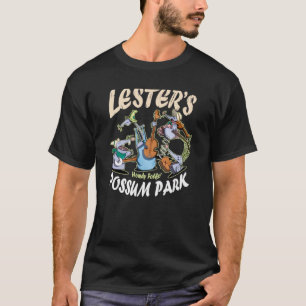 Cartoon-A-Goofy-Movie-Lester's-Possum-Park—Marine T-Shirt