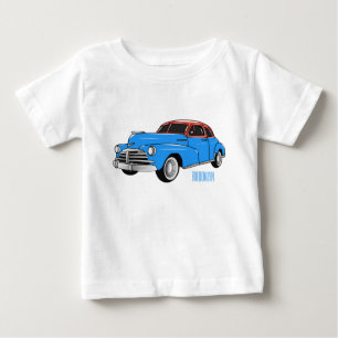Cartoon-Abbildung 1948 des klassischen Autos Baby T-shirt