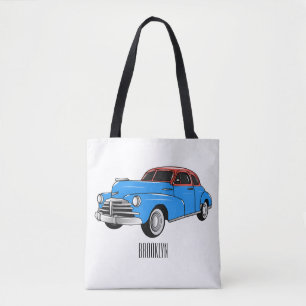 Cartoon-Abbildung 1948 des klassischen Autos Tasche