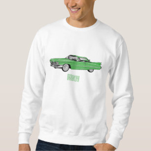 Cartoon-Abbildung 1959 des klassischen Autos Sweatshirt