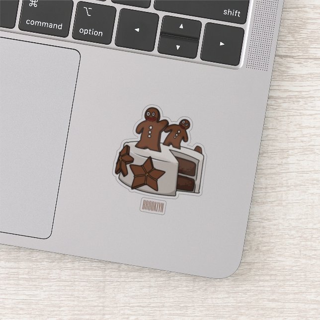 Cartoon-Abbildung Aufkleber (Ausschnitt)