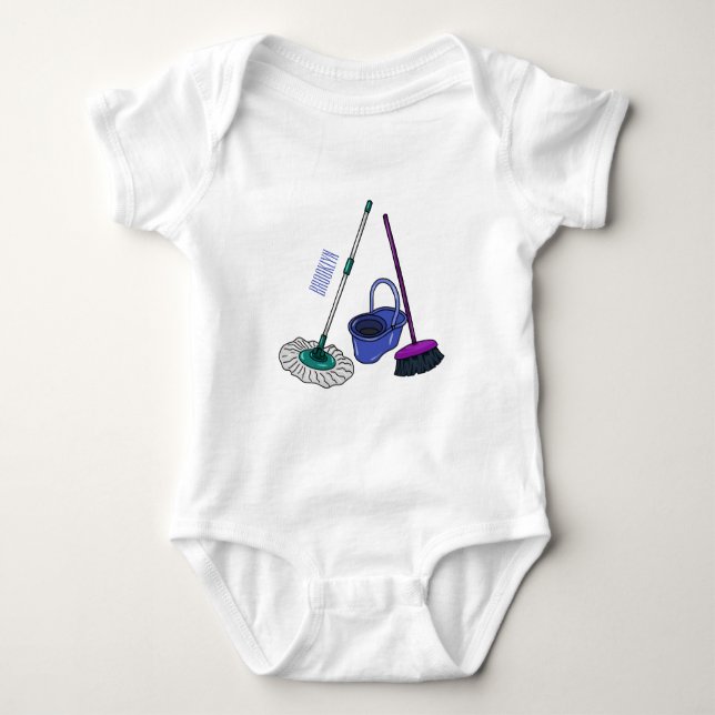 Cartoon-Abbildung Baby Strampler (Vorderseite)